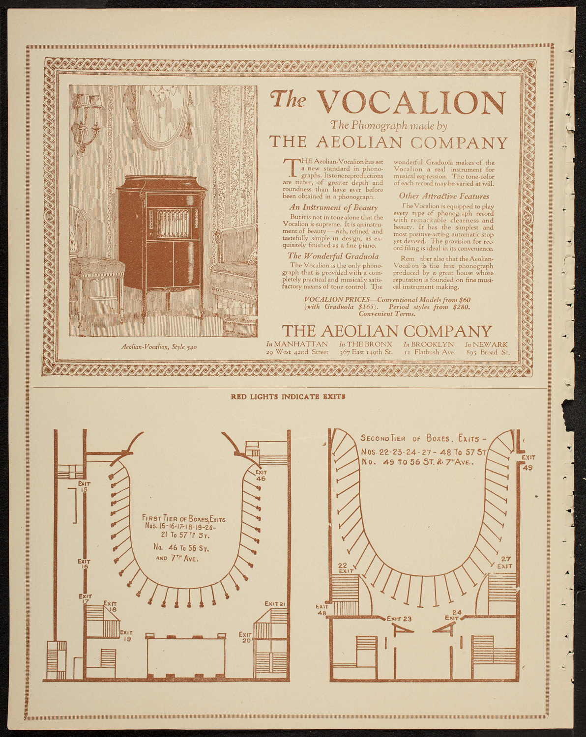 Lecture by Sir Oliver Lodge, January 26, 1920, program page 10