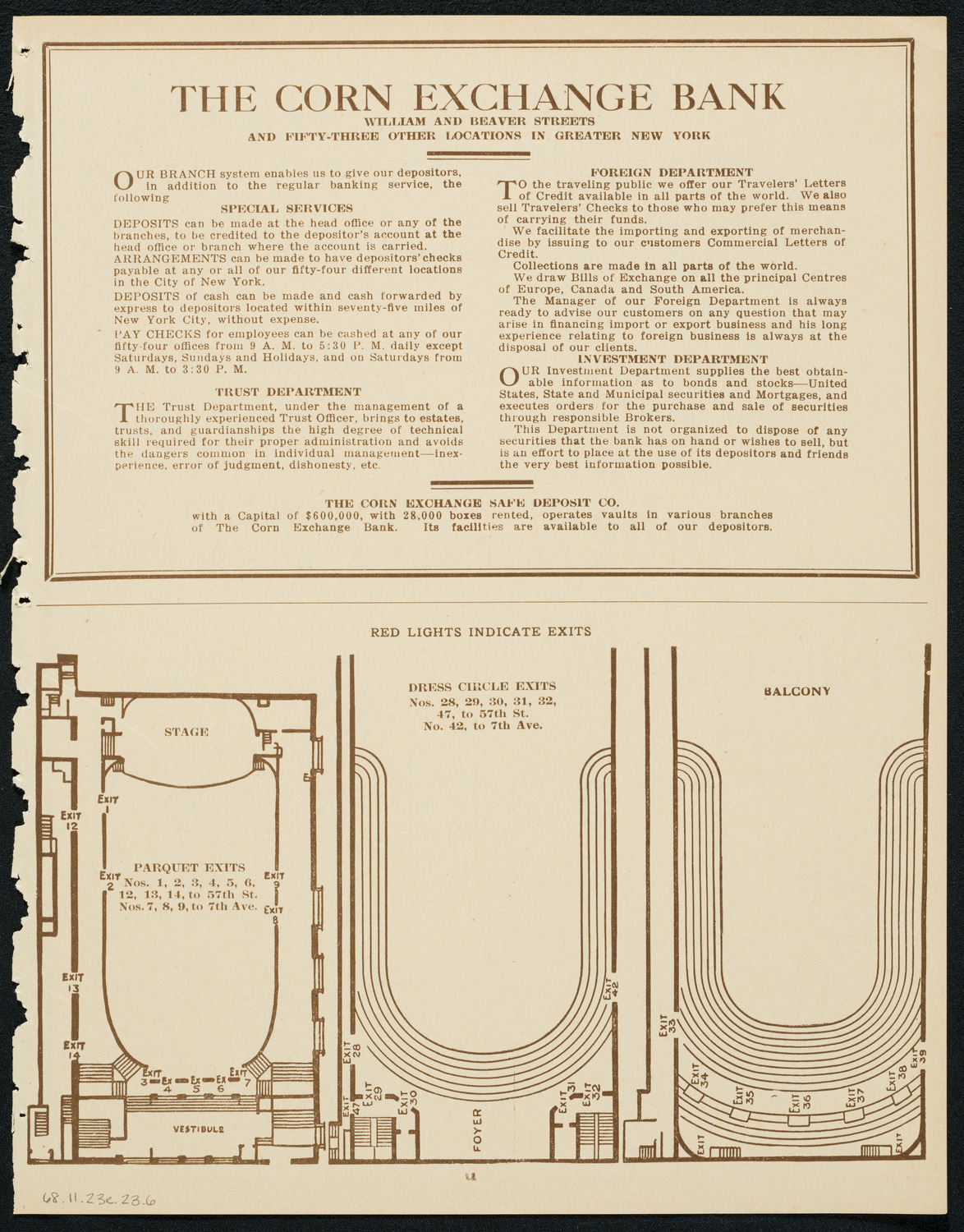 New York Symphony Orchestra: Beethoven Cycle, November 23, 1923, program page 11