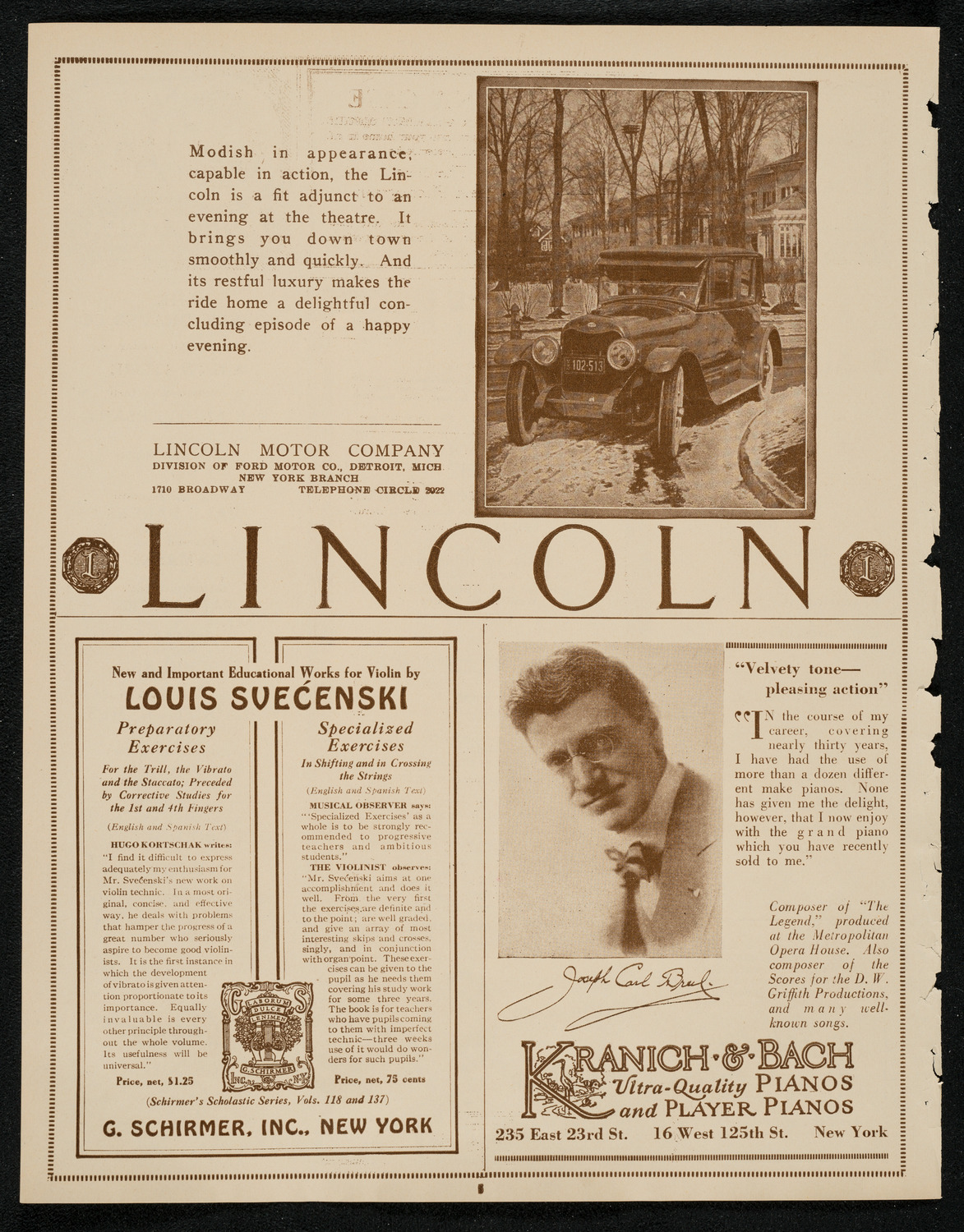 Jewish National Workers Alliance Chorus, March 15, 1924, program page 6