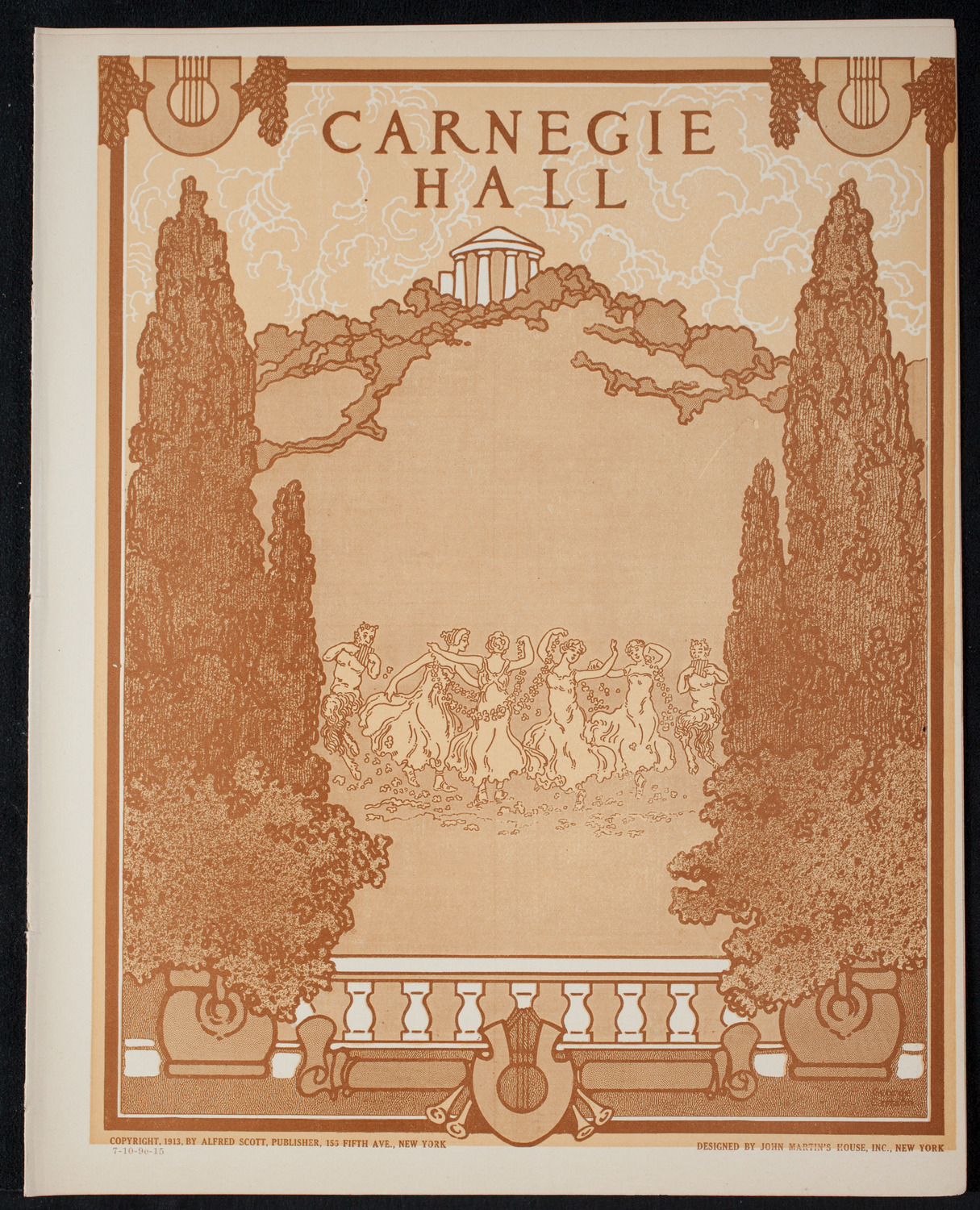 Fashion Show: "Yesterday or To-Morrow", October 9, 1915, program page 1
