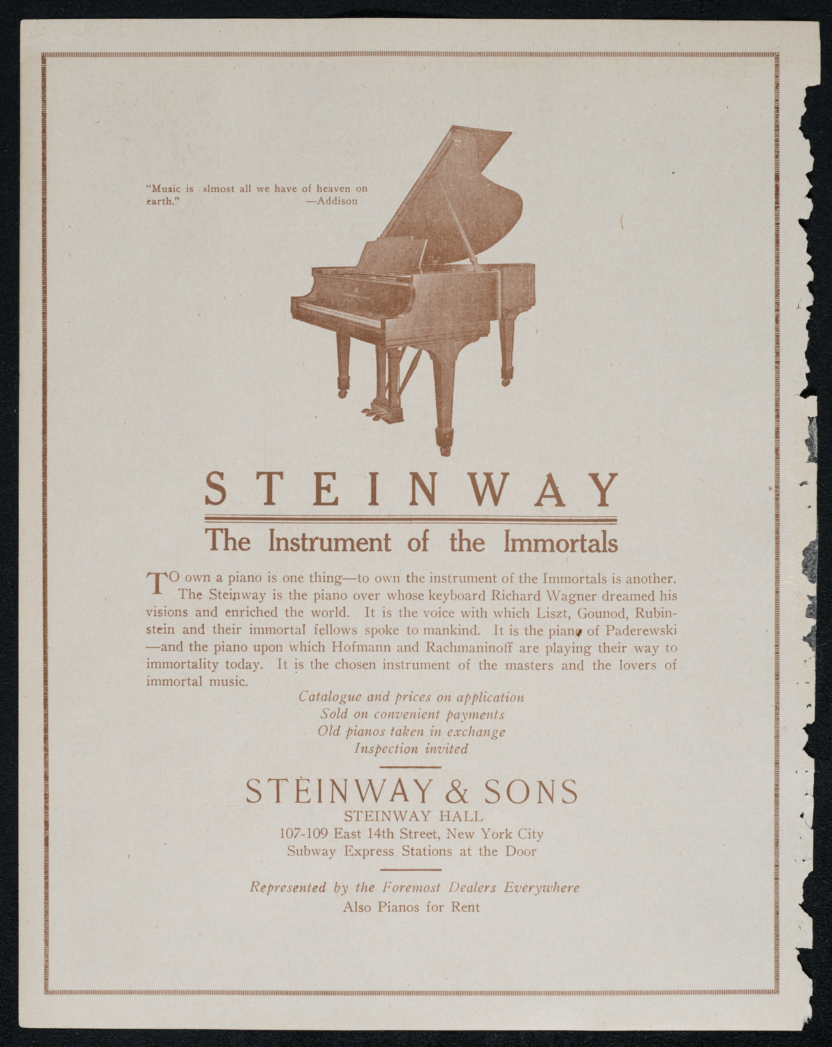 Philadelphia Orchestra, January 5, 1921, program page 4