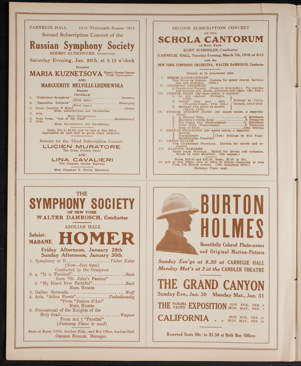 Mass Meeting and Demonstration for Jewish Congress to Demand the Rights of the Jewish People, January 24, 1916, program page 8