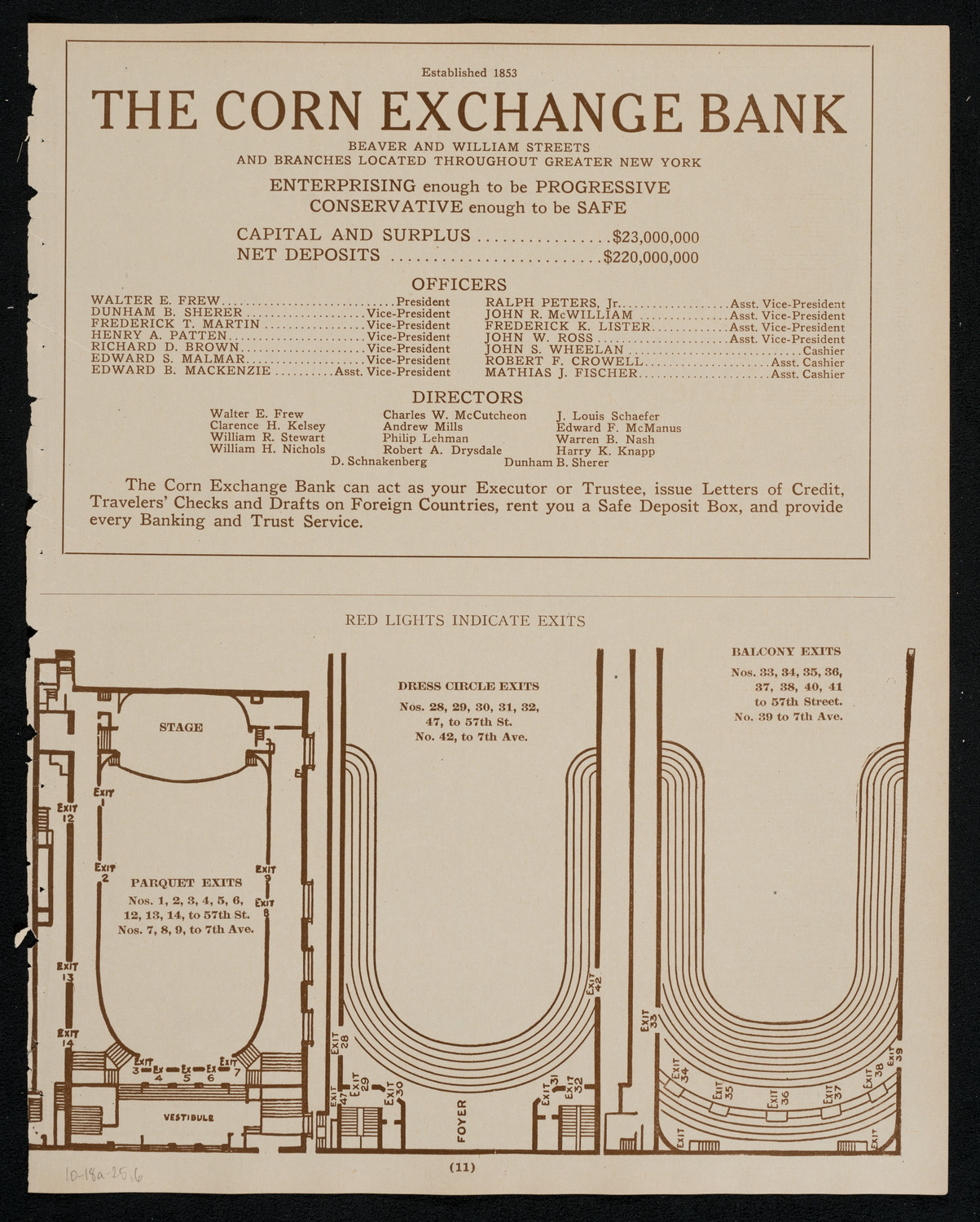 Alexander Brailowsky, Piano, October 18, 1925, program page 11