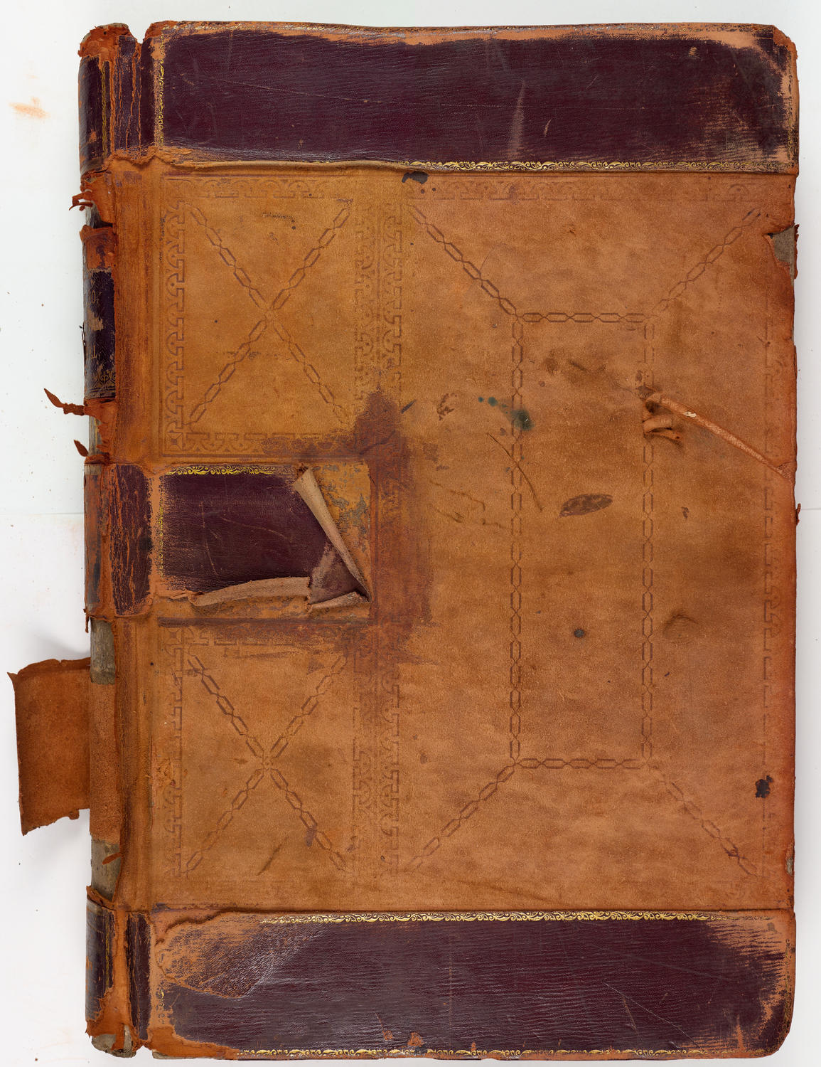 Music Hall Accounting Ledger, volume 3, back cover