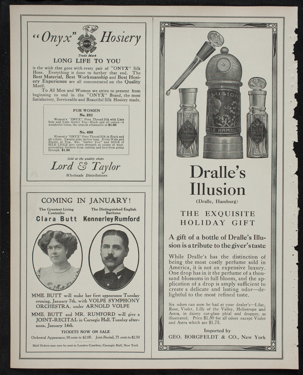New York Philharmonic, December 22, 1912, program page 8