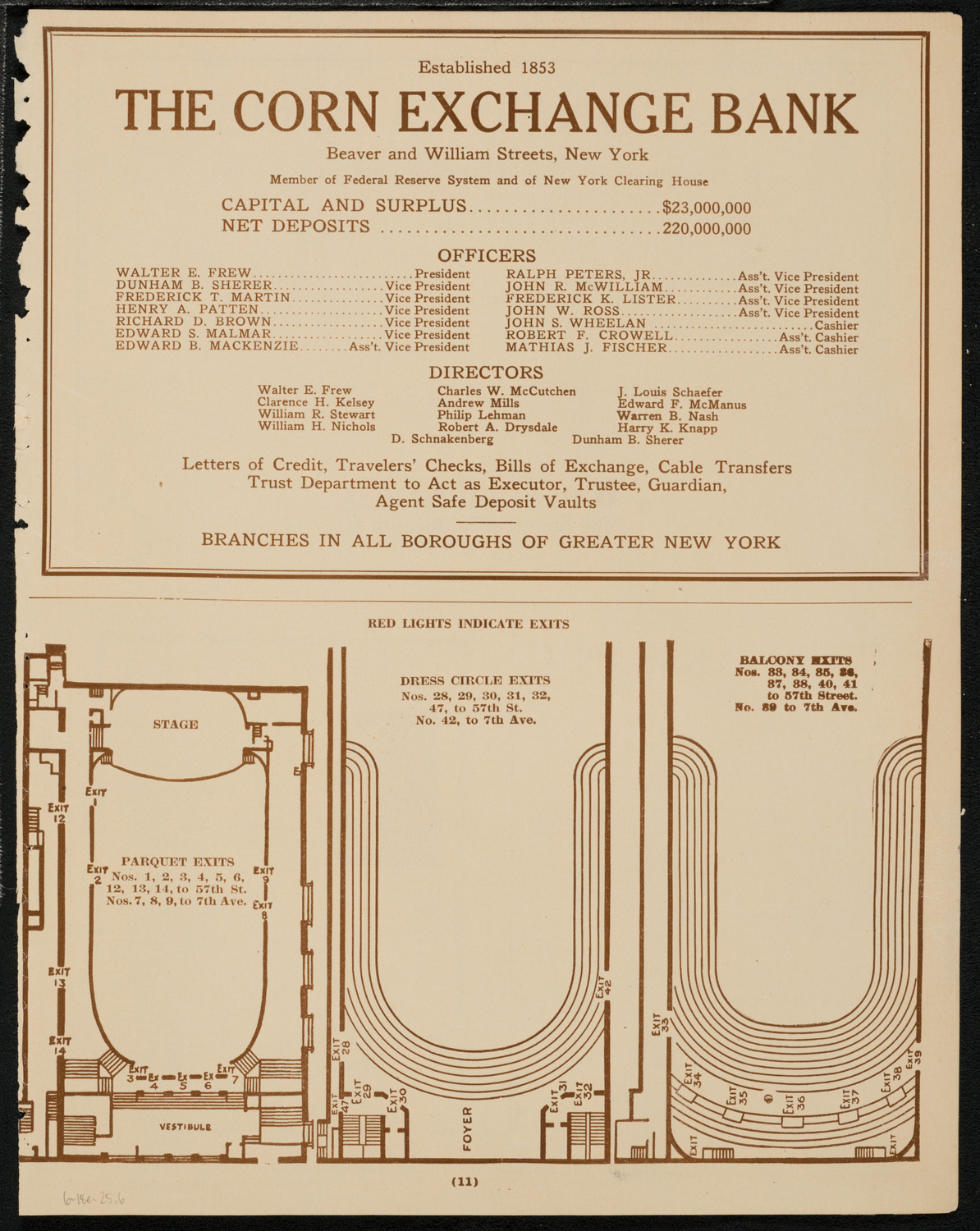 Graduation: New York Law School, June 18, 1925, program page 11