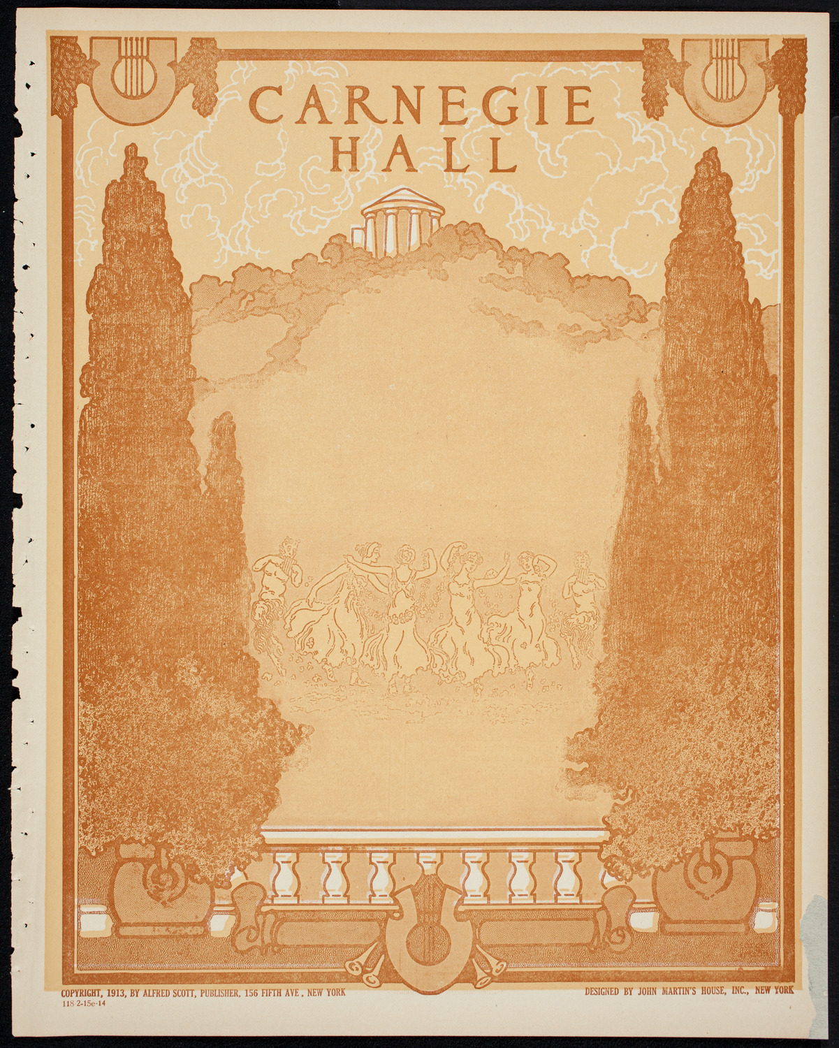 Burton Holmes Travelogue: Panama, February 15, 1914, program page 1