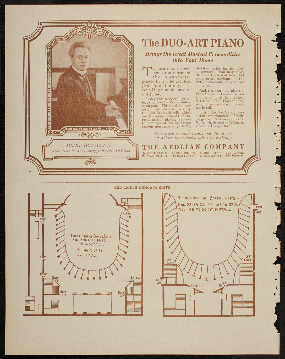 Isadora Duncan Dancers, March 13, 1920, program page 10