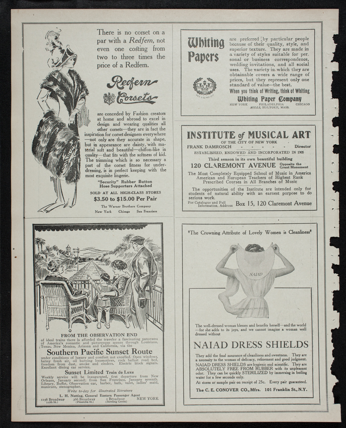 Boston Symphony Orchestra, December 5, 1912, program page 2