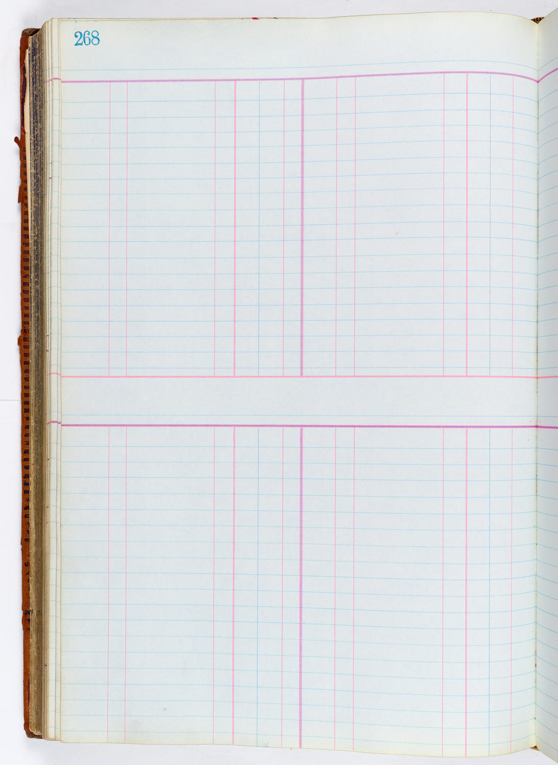 Music Hall Accounting Ledger, volume 1, page 268