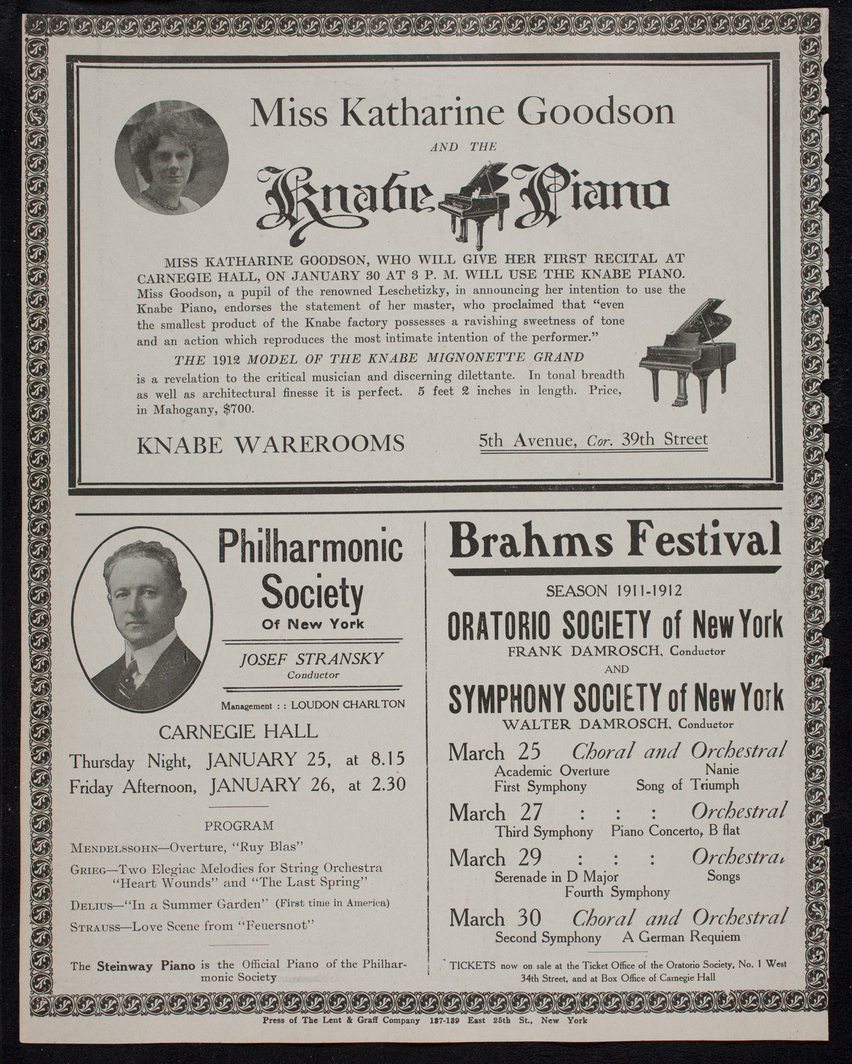 Burton Holmes Travelogue: South America, January 21, 1912, program page 12