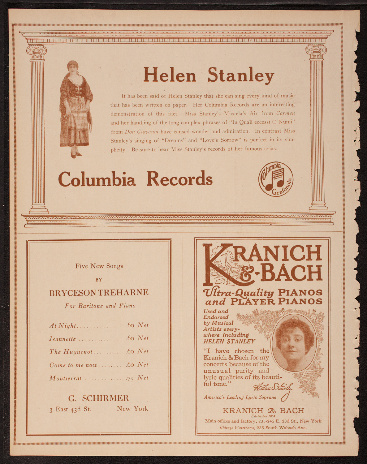New York Philharmonic, November 16, 1917, program page 6