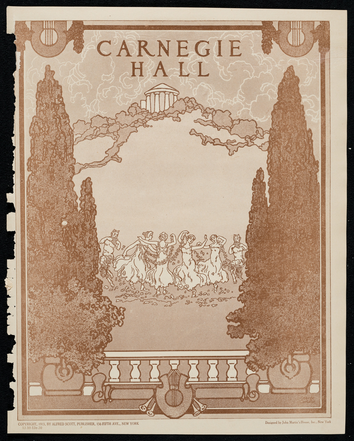 Columbus Day Celebration, October 12, 1920, program page 1