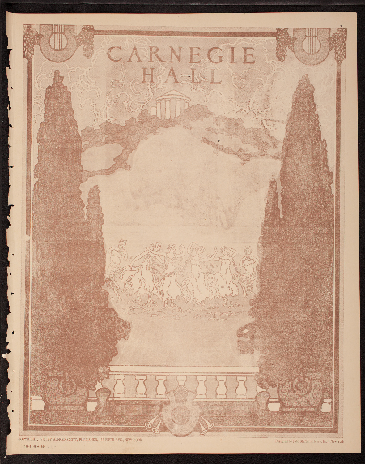 Sophie Braslau, Contralto, November 9, 1919, program page 1