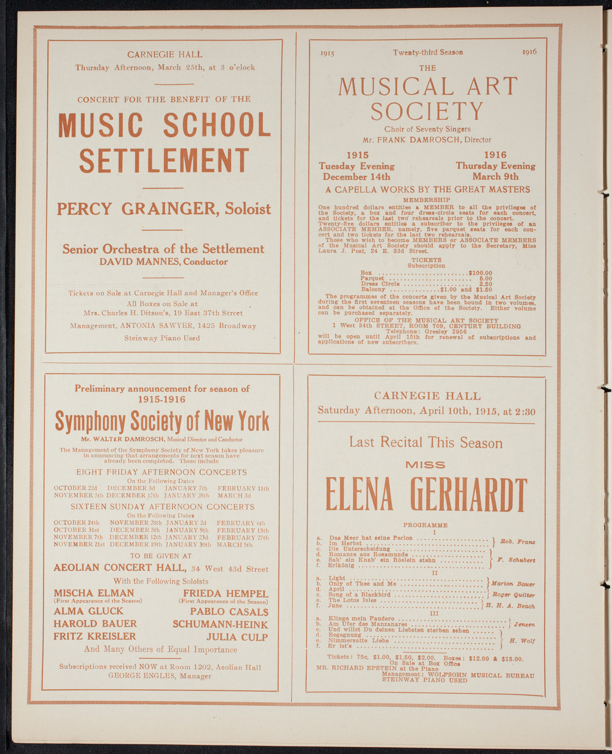 Newman Traveltalks: The War Capitals, March 21, 1915, program page 8