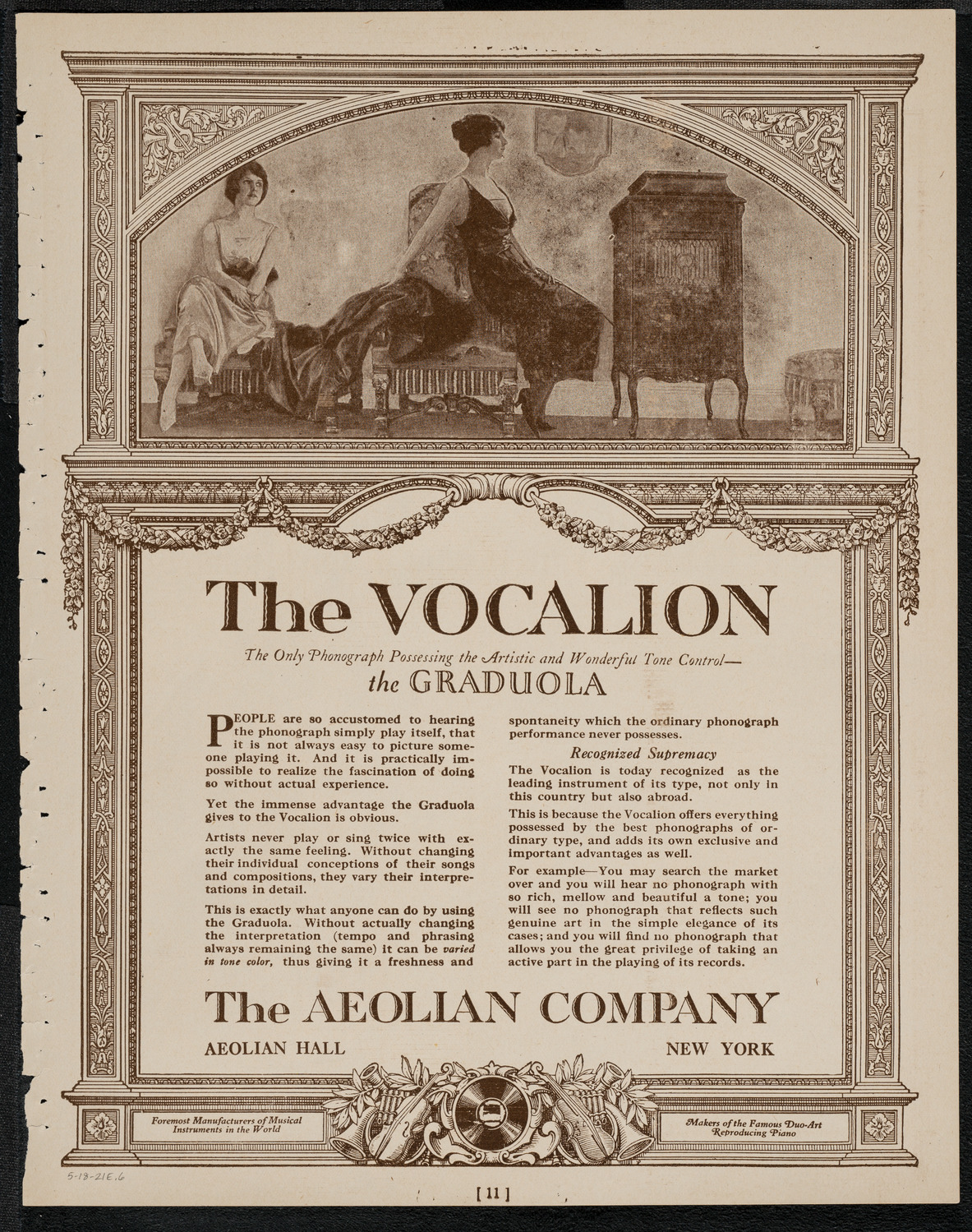 Pupils of Christine Dobbins, May 18, 1921, program page 11
