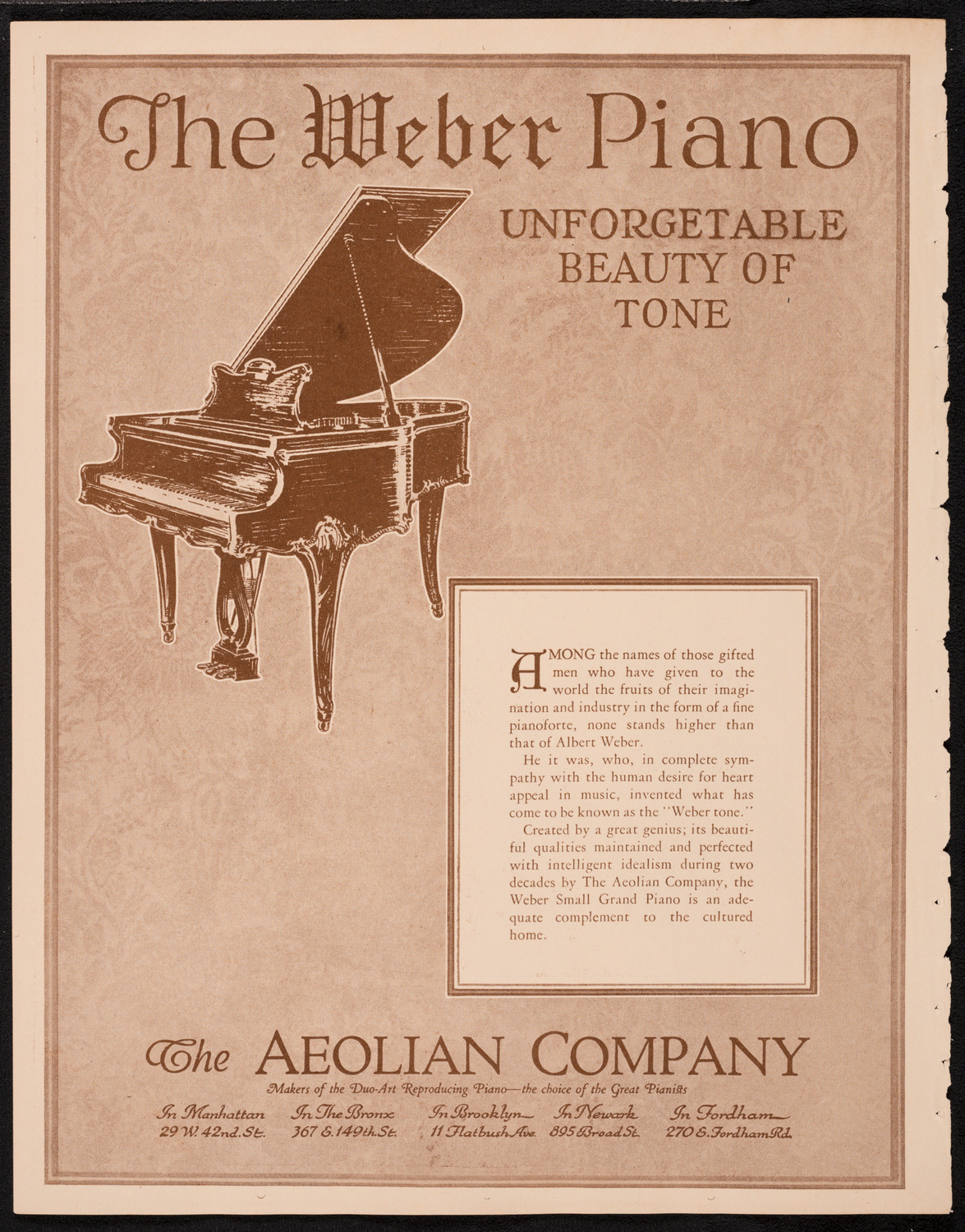 Moriz Rosenthal, Piano, January 17, 1925, program page 2
