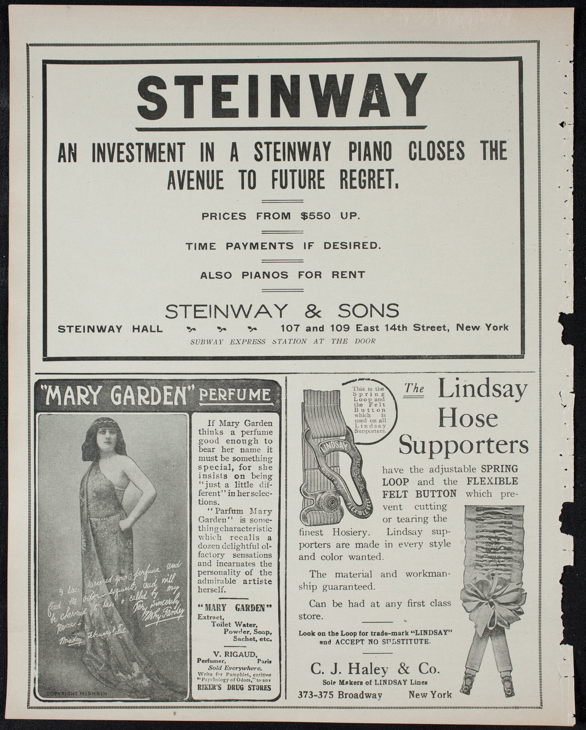 Russian Symphony Society of New York, February 16, 1911, program page 4