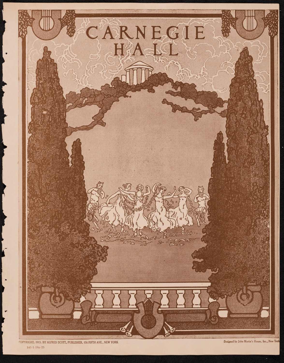 New York Philharmonic, January 18, 1925, program page 1