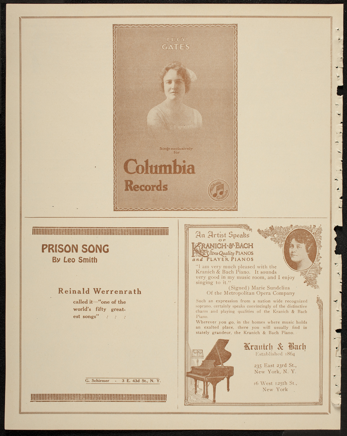 New York Philharmonic, March 6, 1920, program page 6