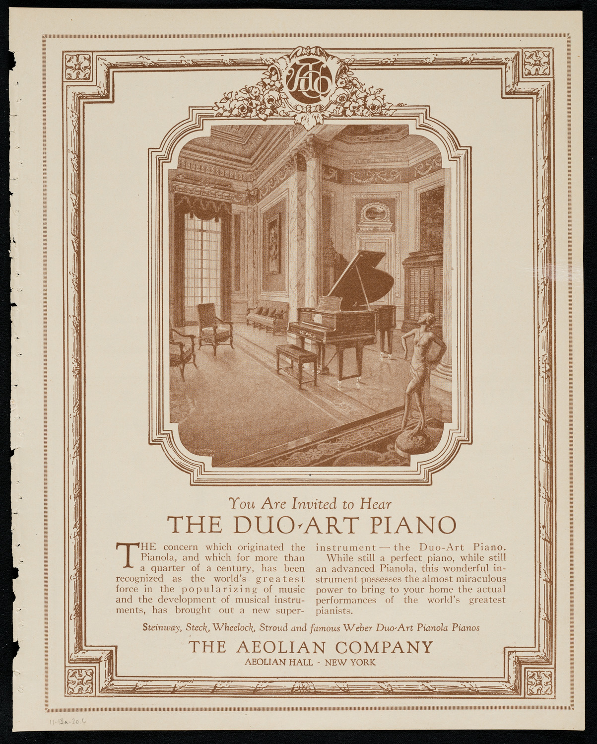 Symphony Concert for Young People, November 13, 1920, program page 11