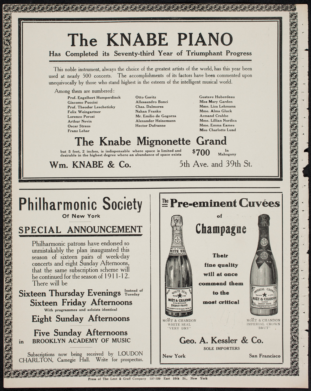 The Civic Forum, April 28, 1911, program page 12