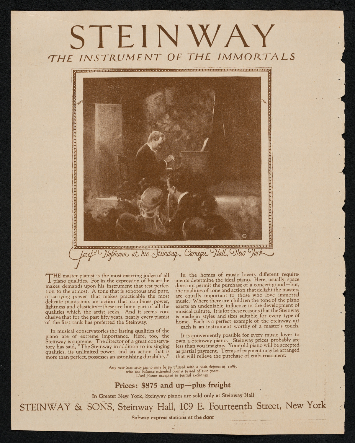 Philadelphia Orchestra, February 6, 1923, program page 4