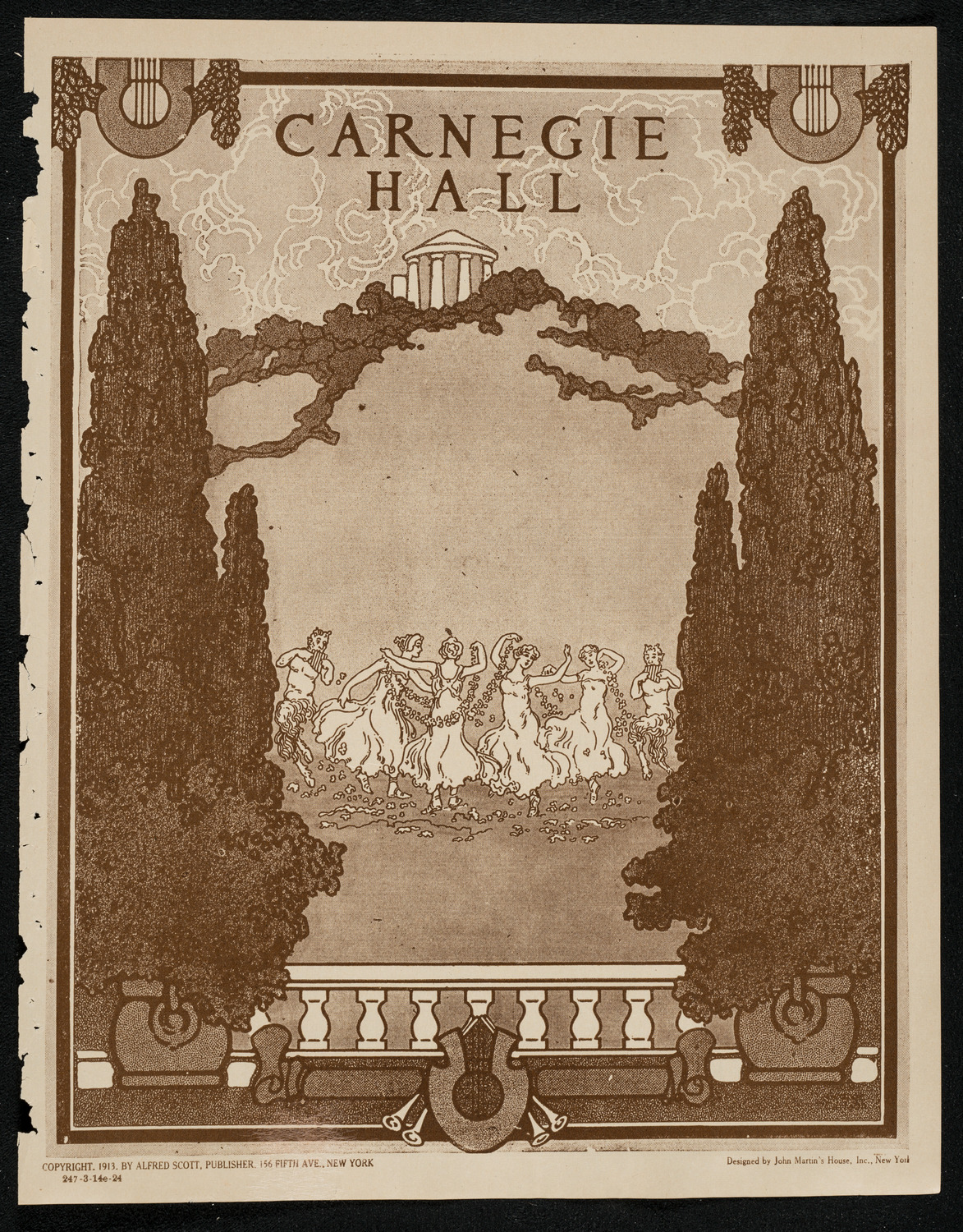 Michel Hoffman, Violin, March 14, 1924, program page 1
