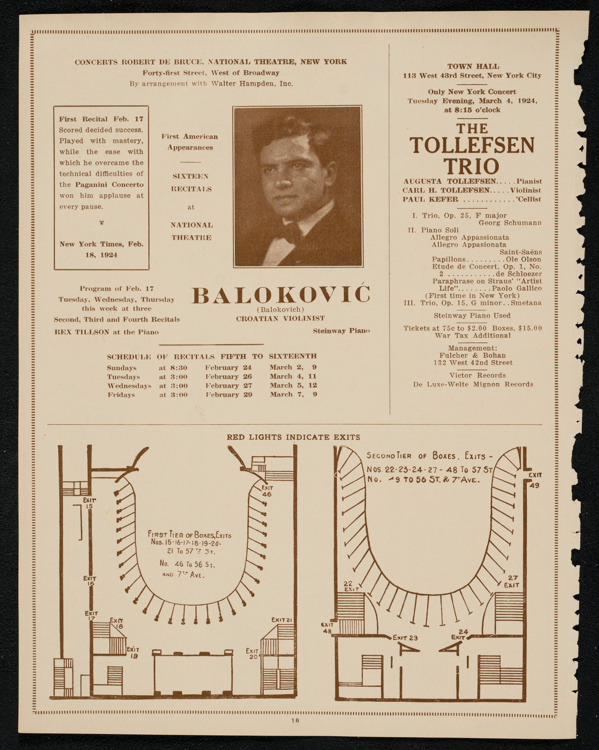 Lecture by Captain Frank Hurley, February 26, 1924, program page 10