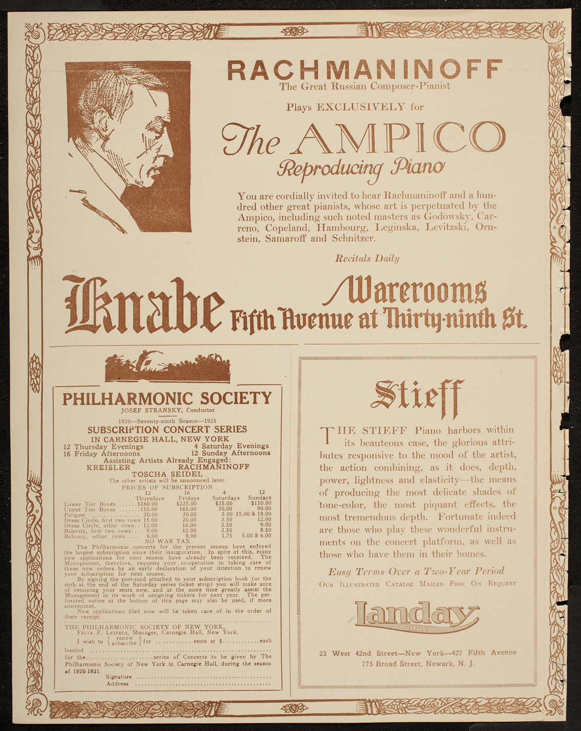 Vestoff-Serova School of Dancing, April 17, 1920, program page 12