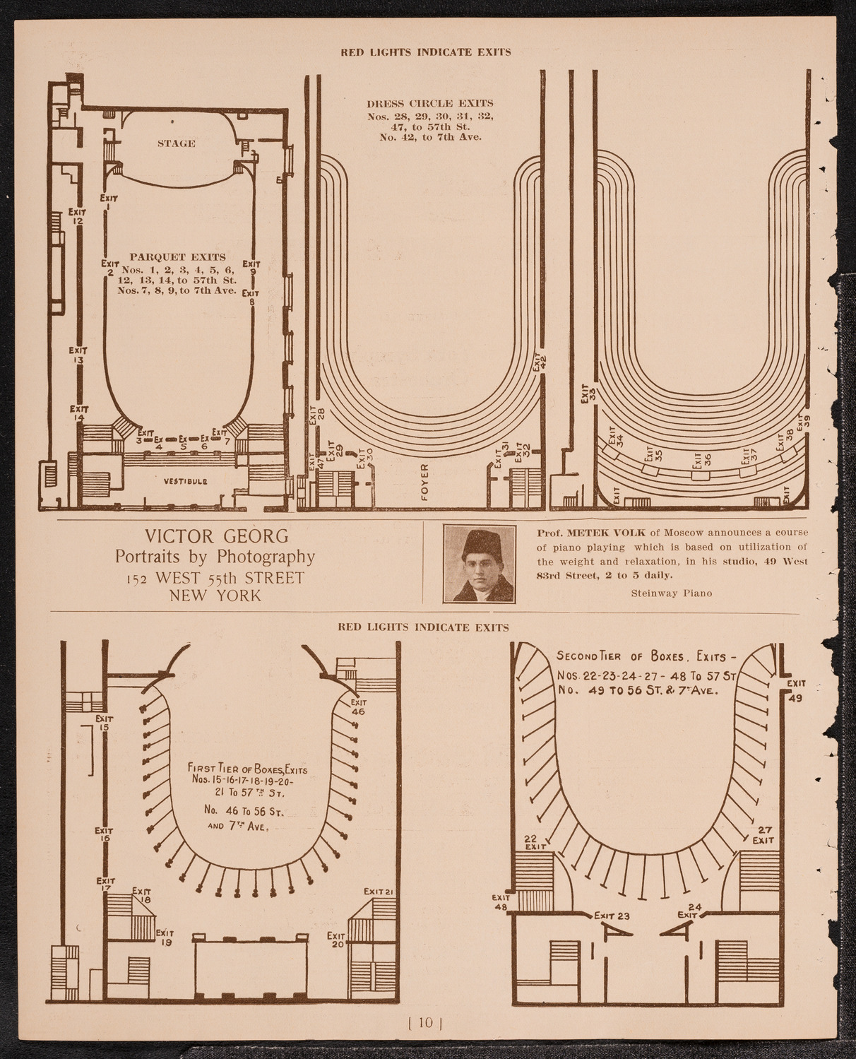 Paul Kochanski, Violin, November 12, 1921, program page 10