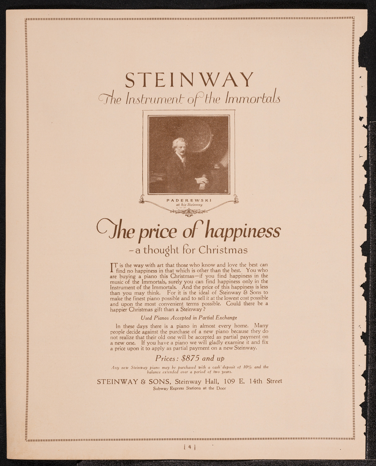 Joseph Shlisky, Josef Winogradoff, Maximilian Rose, and the Synagogual Choral Alliance, December 24, 1921, program page 4