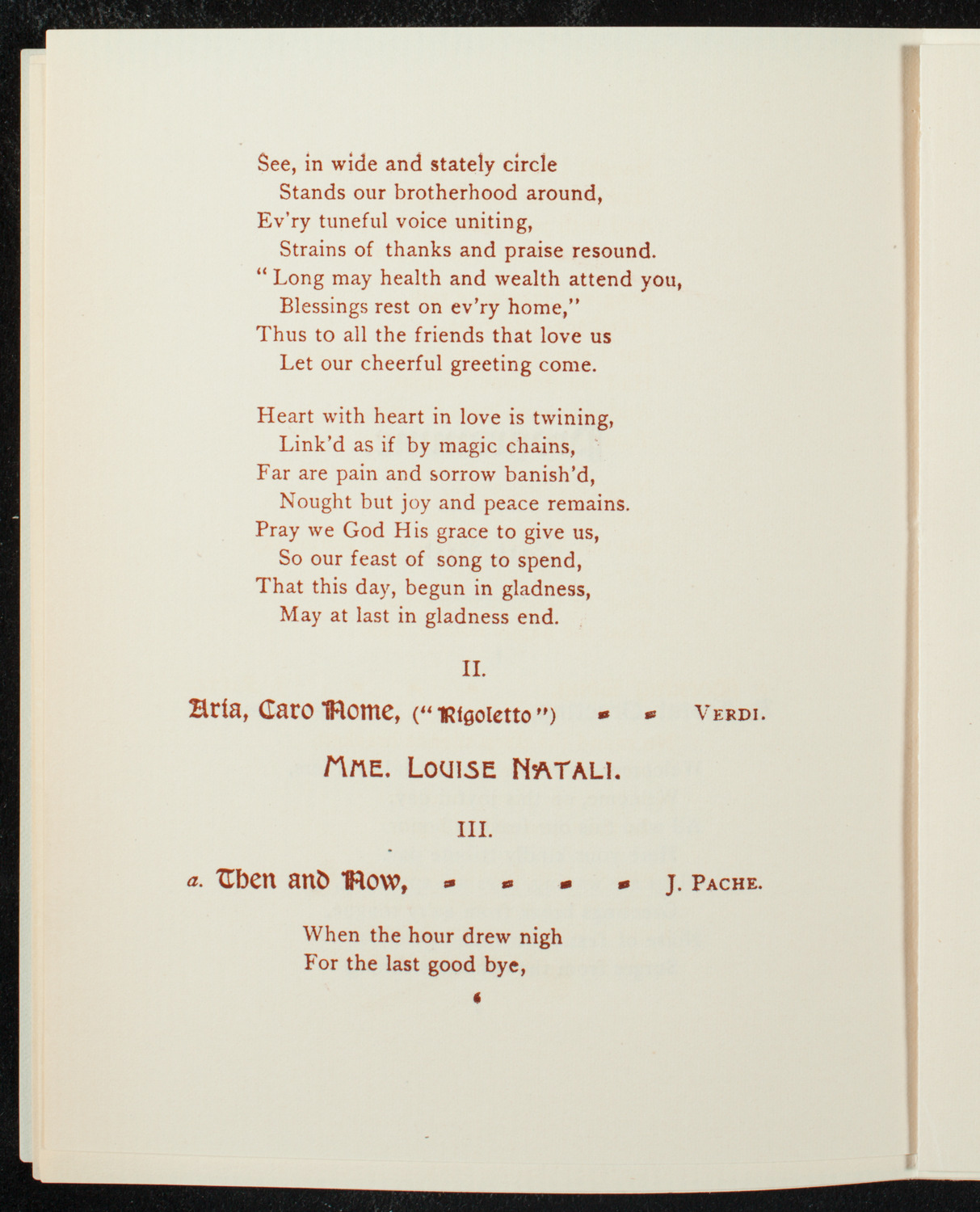 Musurgia, November 24, 1891, program page 10