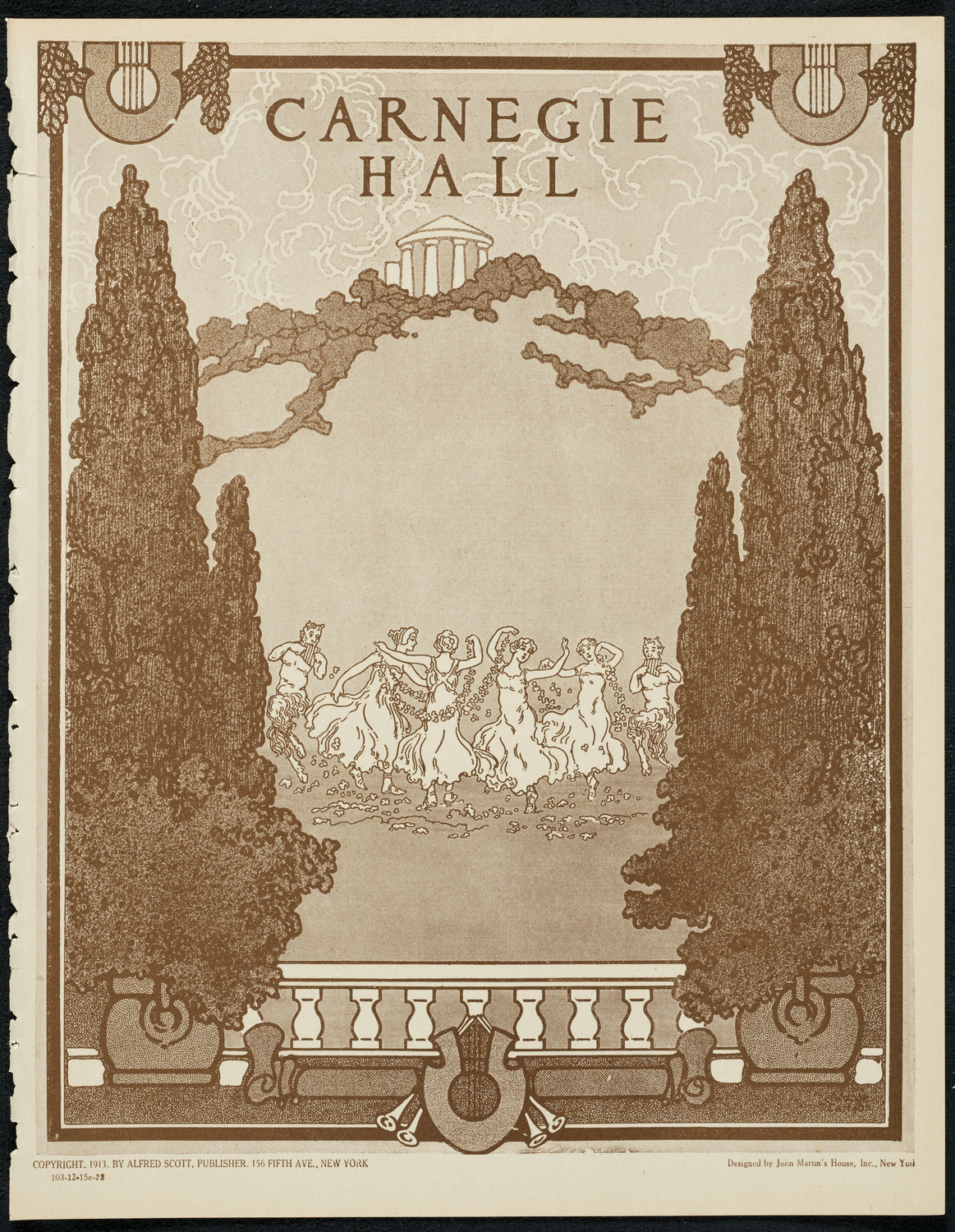 Columbia University Chorus, December 15, 1923, program page 1