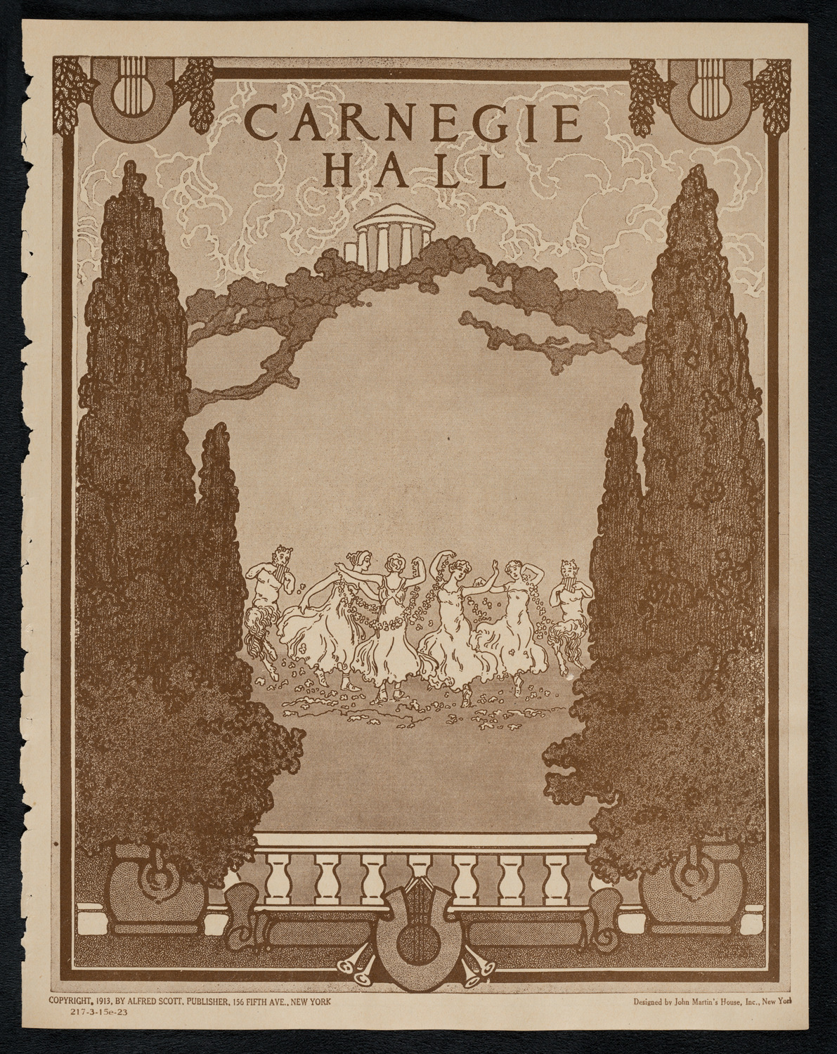 Boston Symphony Orchestra, March 15, 1923, program page 1