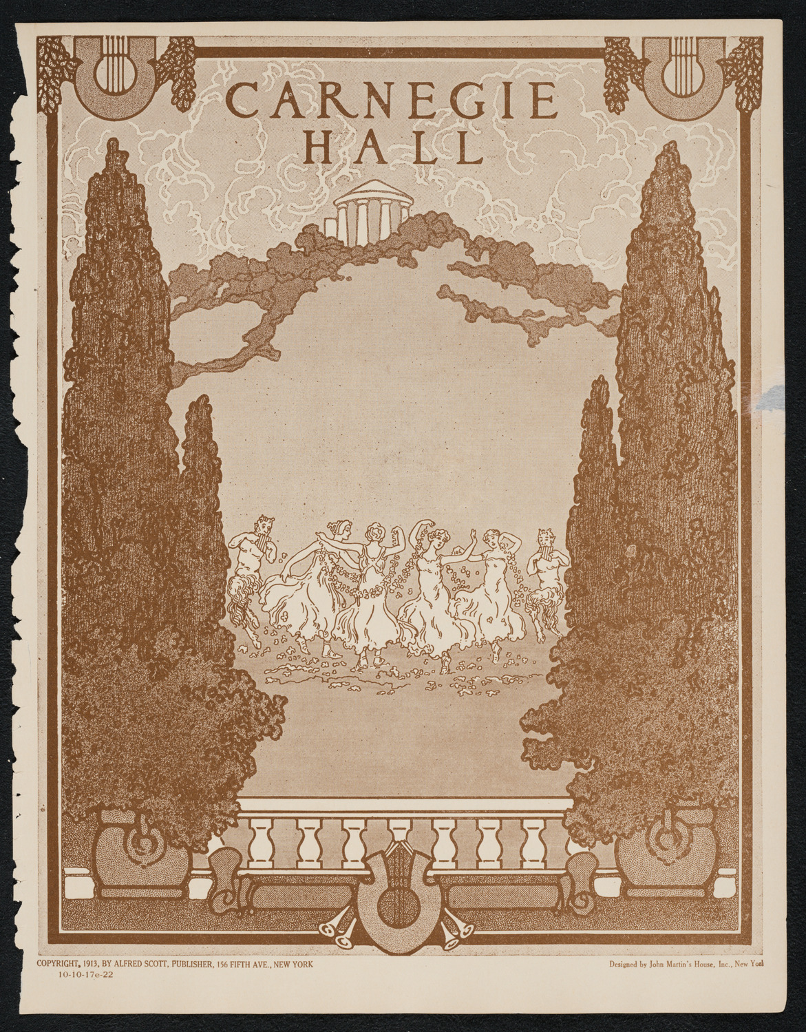 Philadelphia Orchestra, October 17, 1922, program page 1