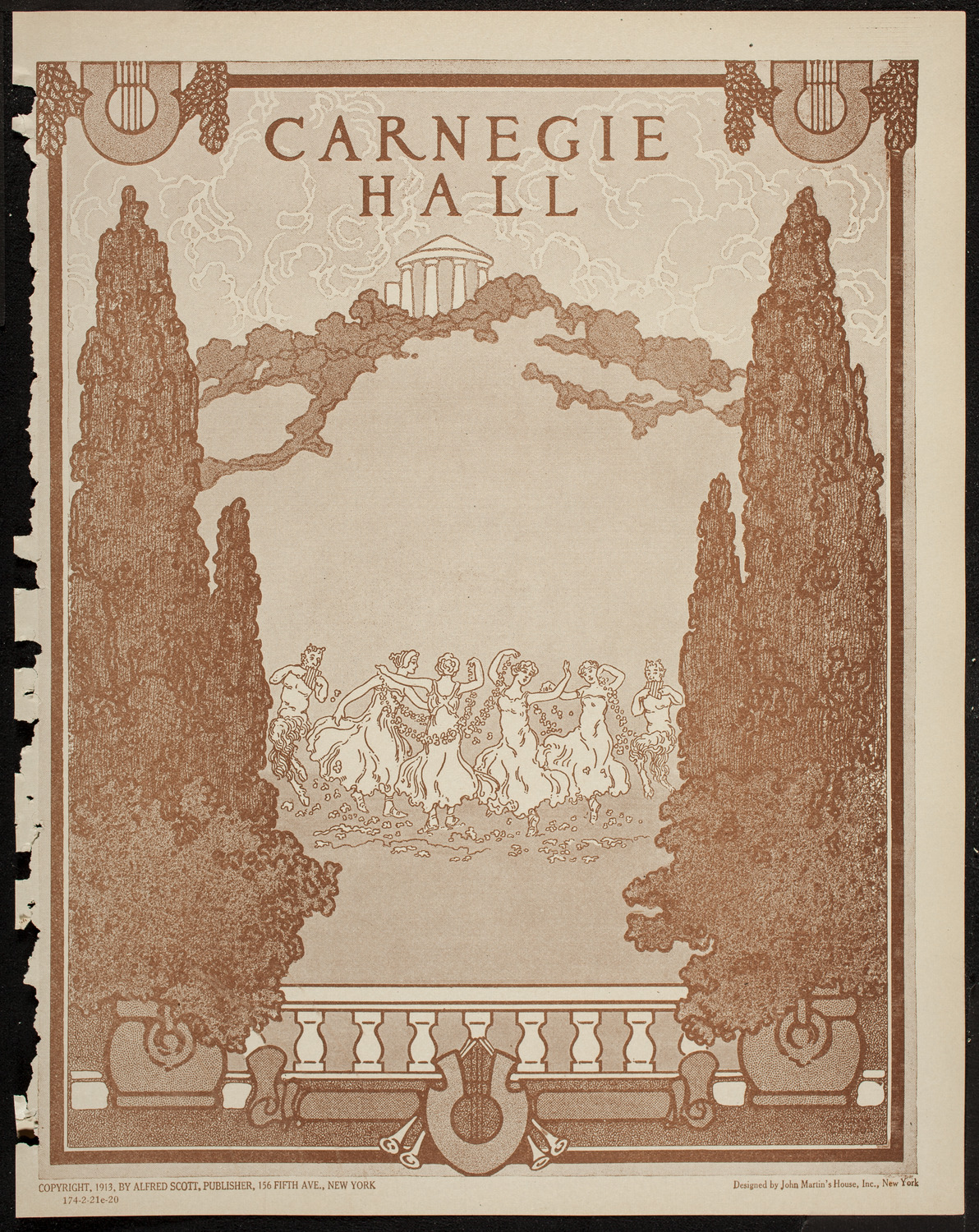 New York Symphony Orchestra, February 21, 1920, program page 1