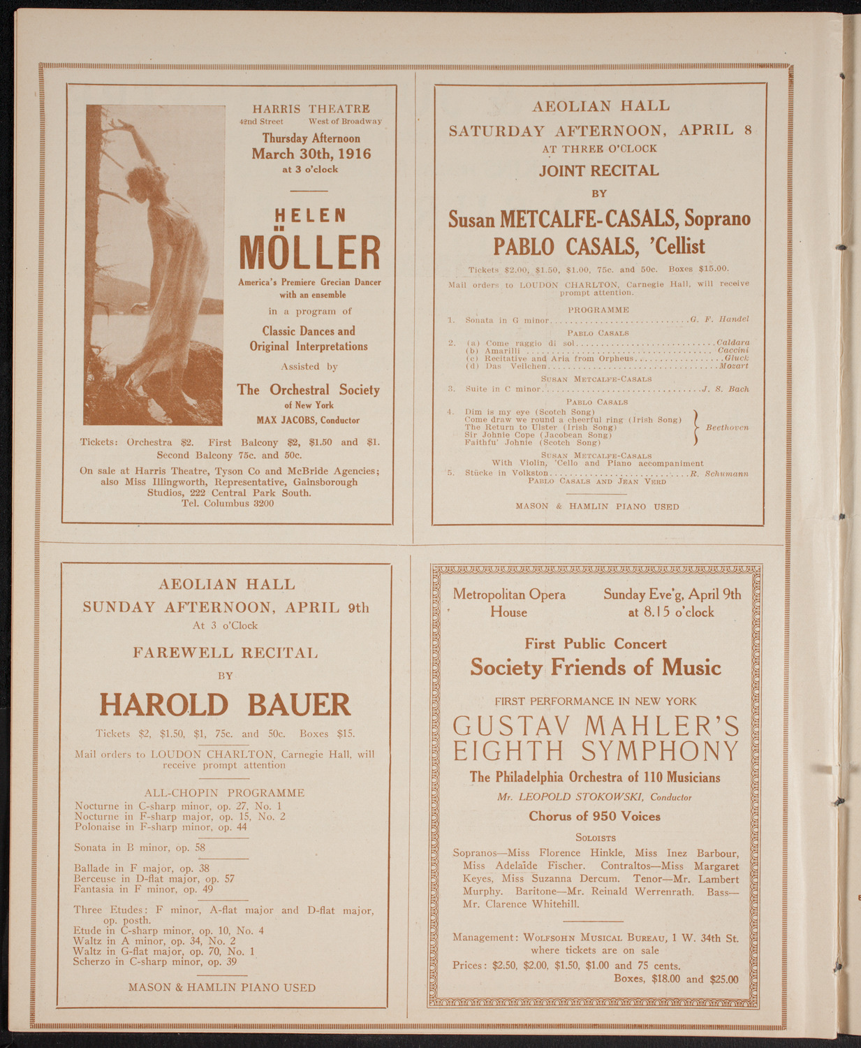 Newman Traveltalks: Bolivia, March 26, 1916, program page 10