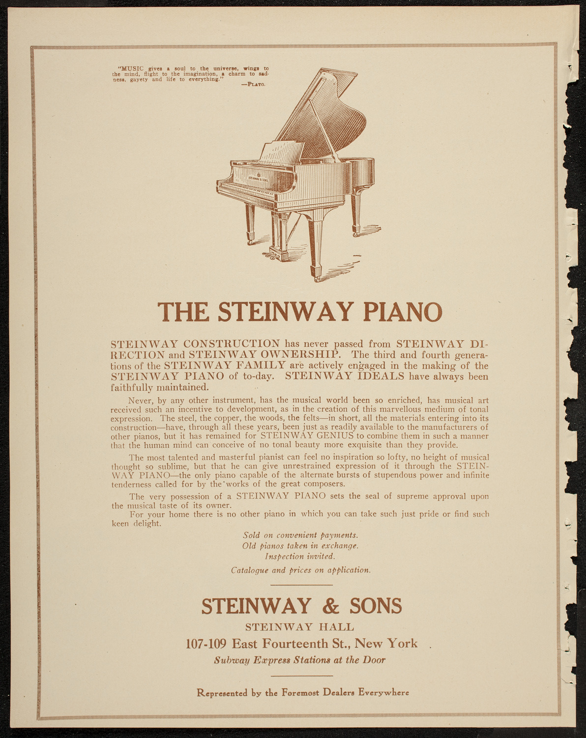 New York Symphony Orchestra, January 31, 1920, program page 4