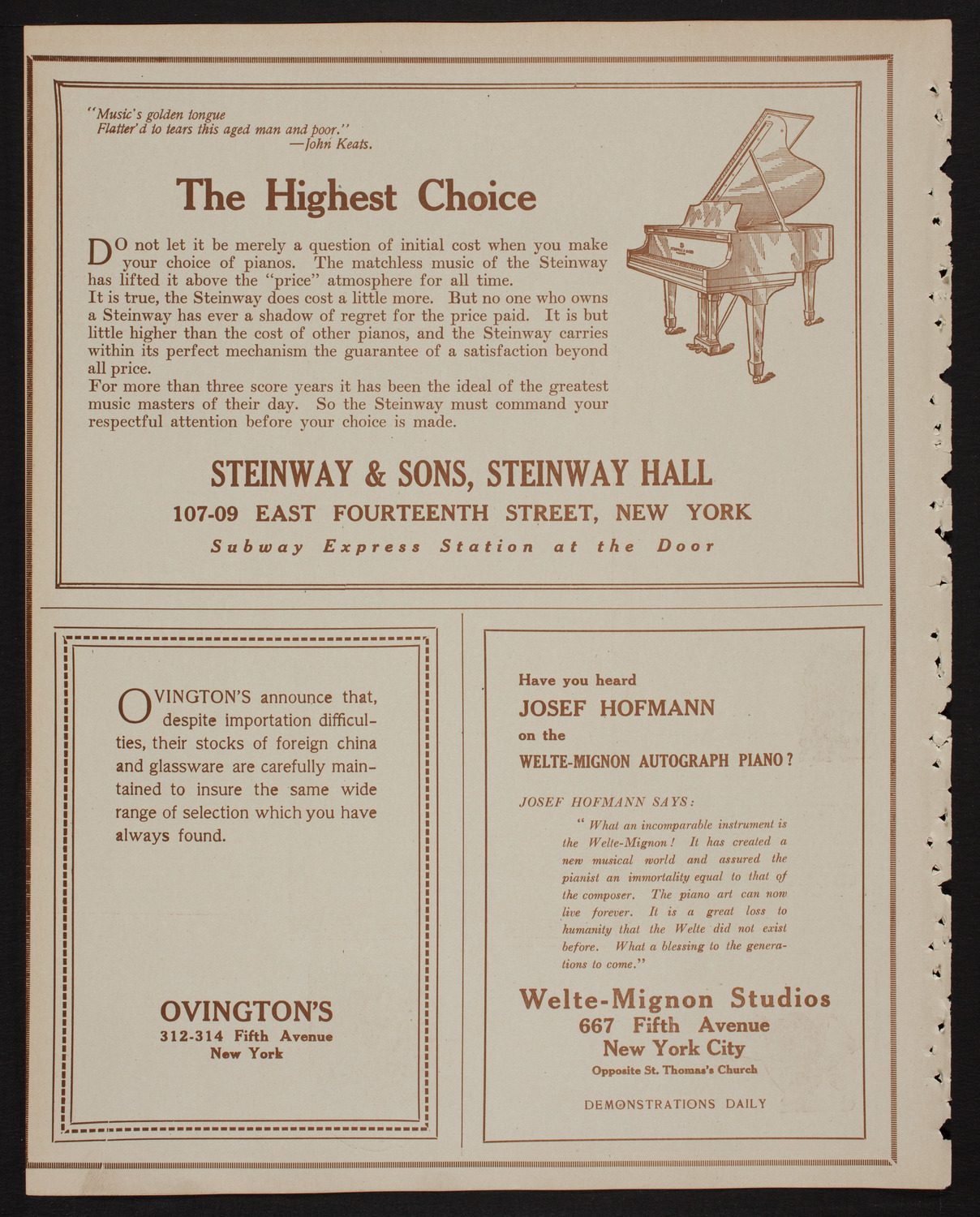 Benefit: Rand School of Social Science, April 6, 1918, program page 4