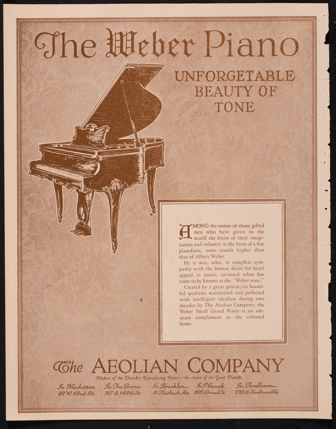 Alexander Brailowsky, Piano, February 14, 1925, program page 2