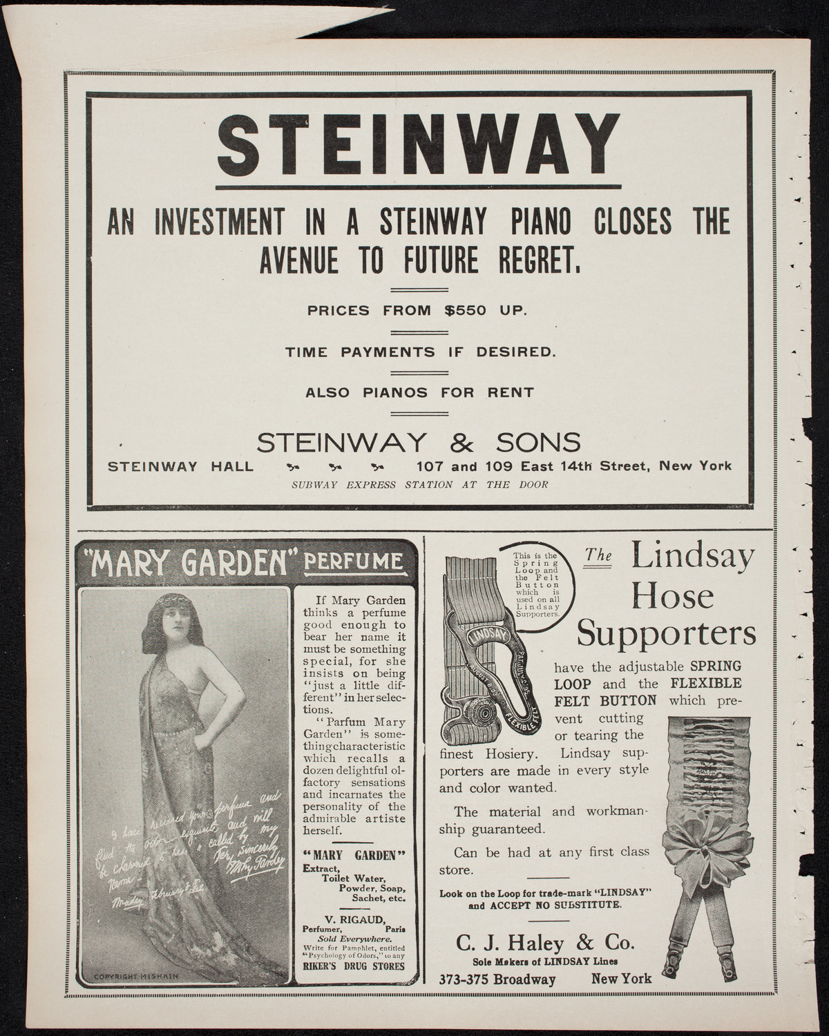 Musical Art Society of New York, March 16, 1911, program page 4