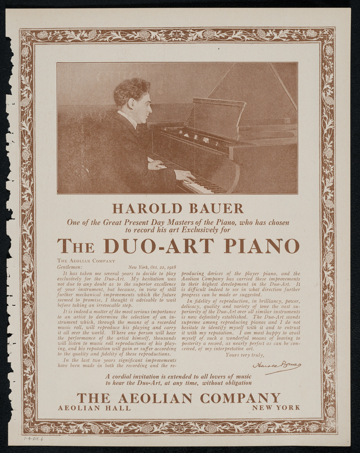Frieda Hempel, Soprano, January 5, 1921, program page 11