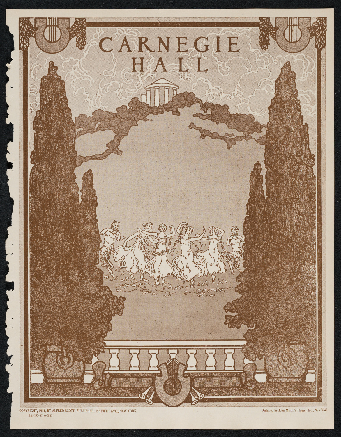 Concierto Espagnol, October 21, 1922, program page 1