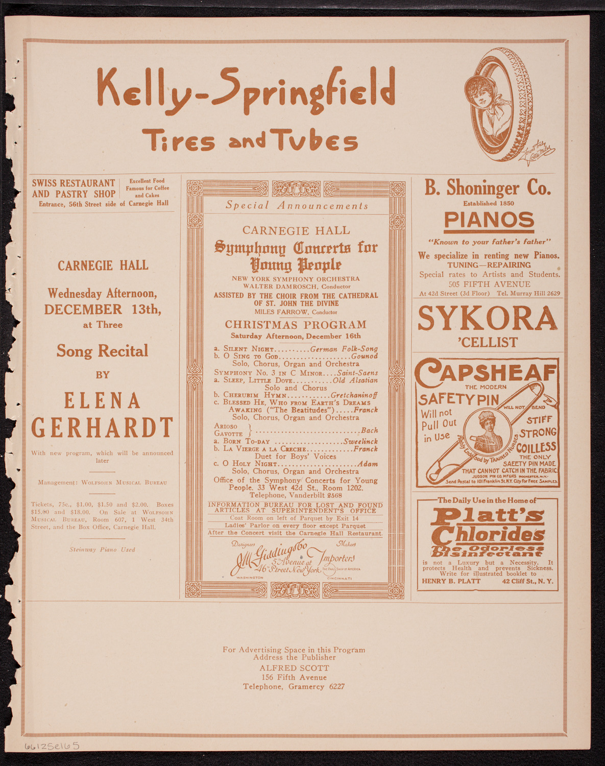 Lecture by Ian Hay, December 5, 1916, program page 9