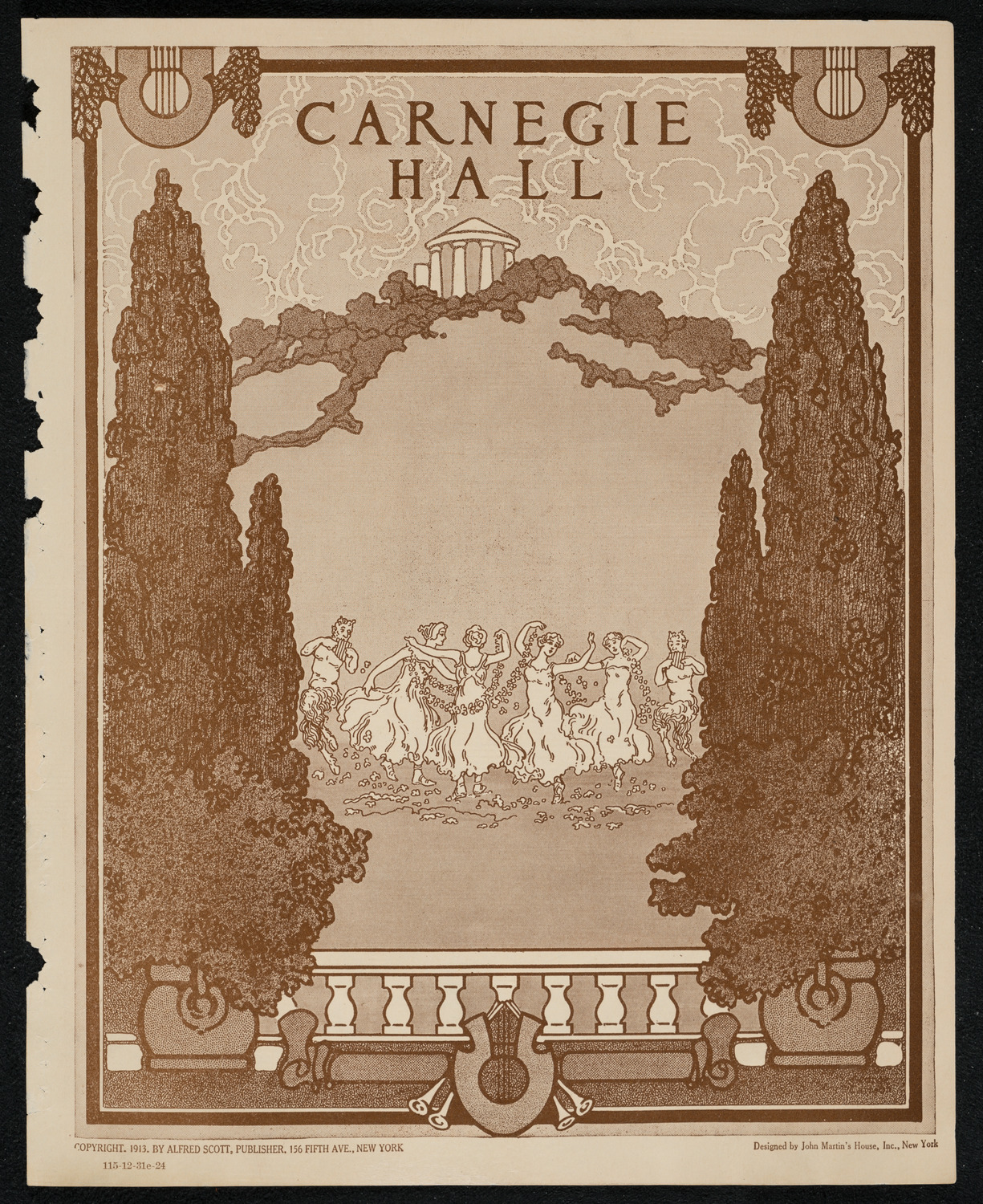 New York Philharmonic Students' Concert, December 31, 1924, program page 1