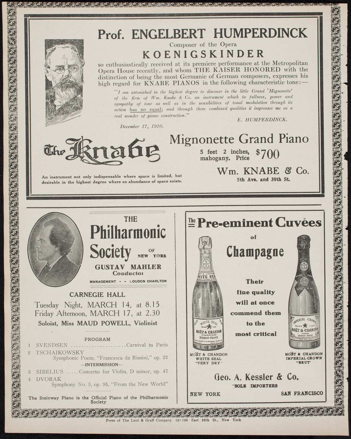 Farnsworth's Travel Talks, March 13, 1911, program page 12