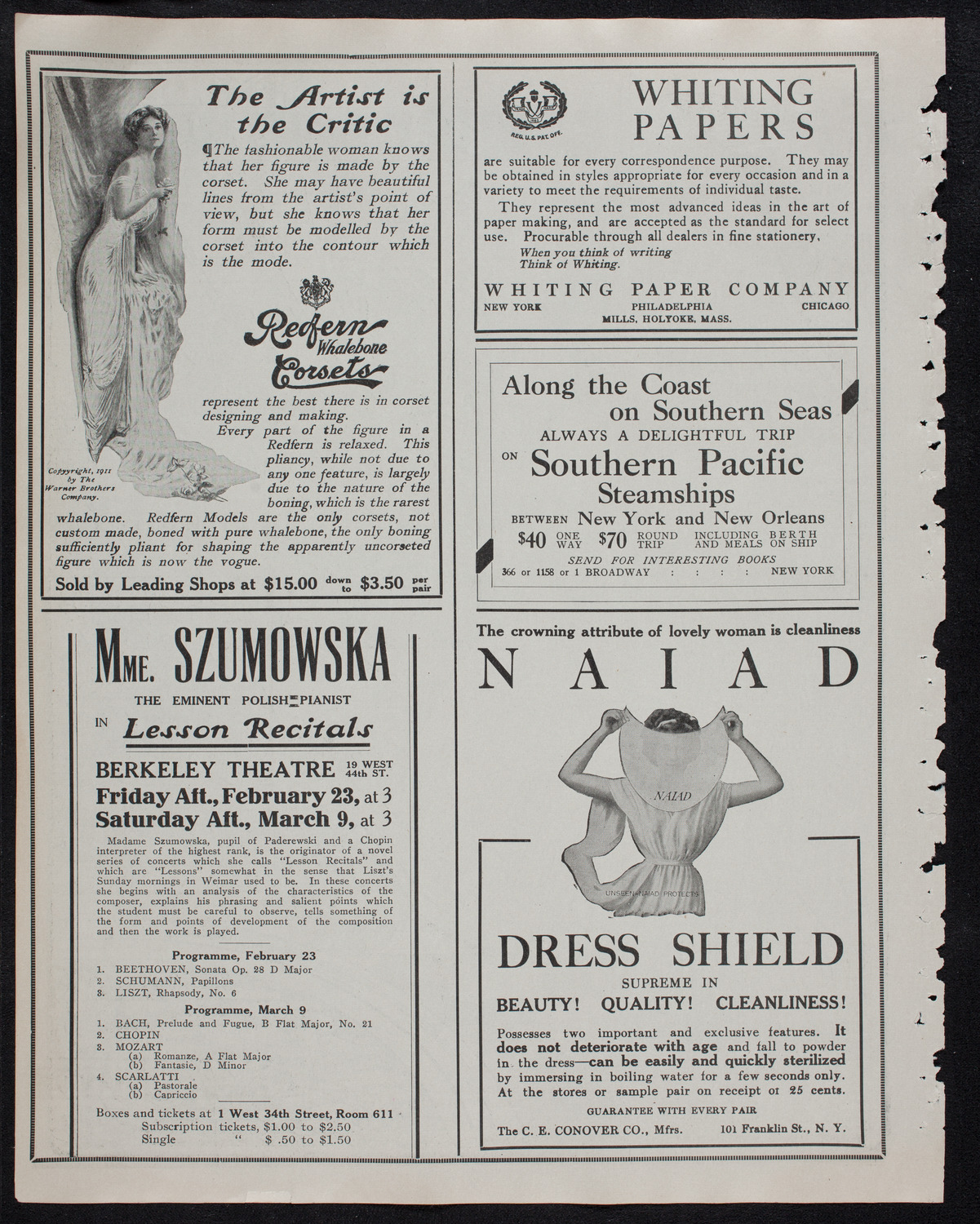 Dickens Centenary Celebration, February 7, 1912, program page 2