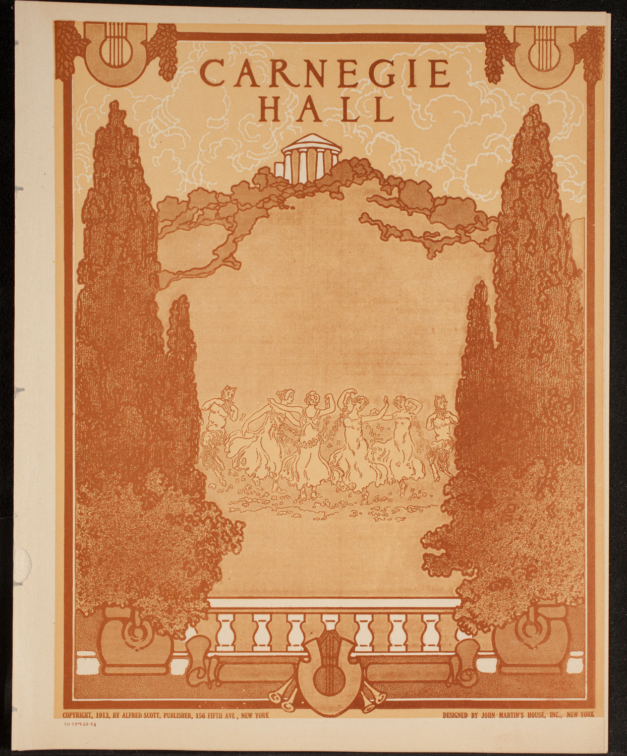 Efrem Zimbalist, Violin, November 14, 1914, program page 1