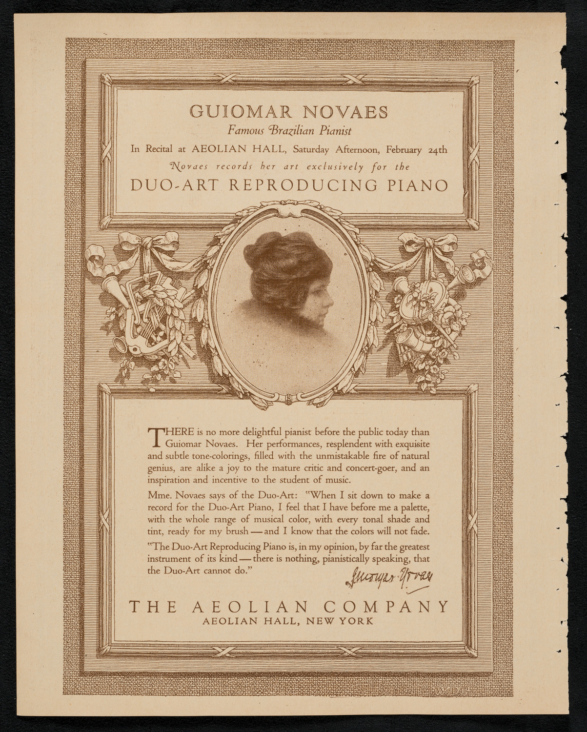 New York Philharmonic, February 17, 1923, program page 2